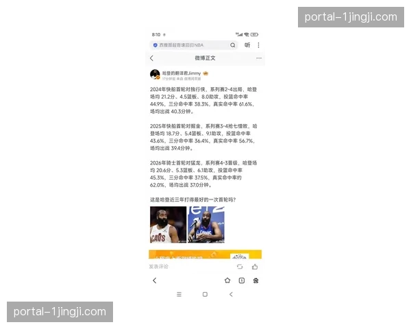 哈登创多项季后赛里程碑,36岁老将助骑士扳平。 哈登创多项季后赛里程碑,36岁老将助骑士扳平。